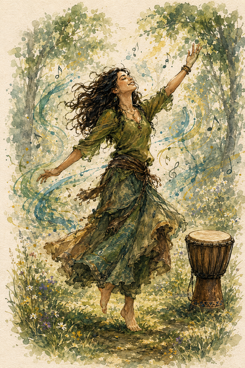 Dancing freely